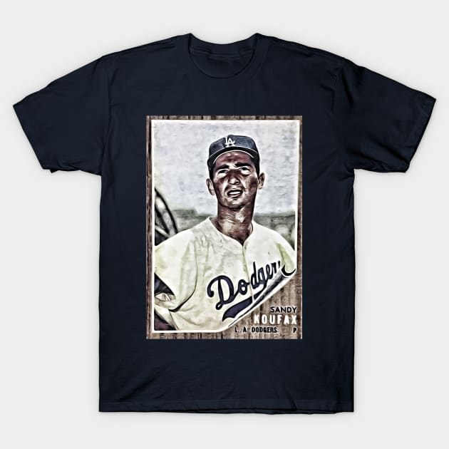 Sandy Koufax: 1962 Flashback Champs T-Shirt by flashbackchamps